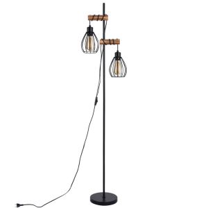 Nettlife lámpara de mesa E27 negro 152x23