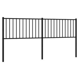 vidaXL cabecero de metal negro 180 cm