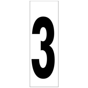 Numero adhesivo 46x140 mm.   nº 3