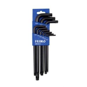 Llaves acodadas pavonadas torx® inviolables t10 - t50 454 - 9 - h, juego