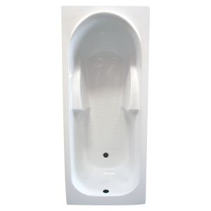 Ondee - fany bañera rectangular 170x75cm - abs y acrílico 3mm - blanco