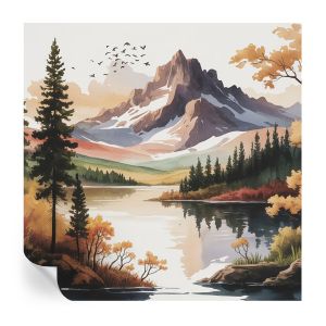 Papel pintado para paredes otoño en la montaña 250x250 tulup