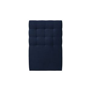 Cabecero acolchado de 90 cm - tela de terciopelo azul océano - azul océano