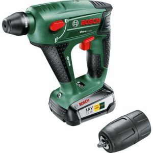 Taladro percutor inalámbrico Bosch 18v 0,6j - uneo maxx -sds, 1 batería 2,5