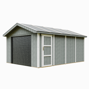 Garaje de calidad premium 17 m²- l378xl530 cm - Timbela m991b-cavern steel