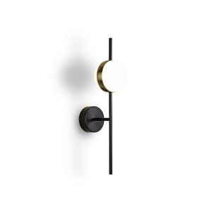 Mantra aplique LED cuba negro y dorado