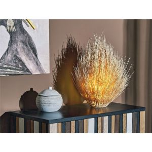 Lampara hebras ratan 50 cms. 32dx50 cms