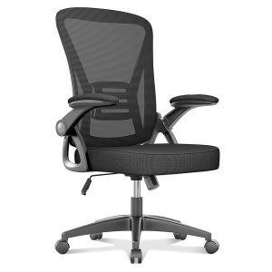Rattantree silla de oficina ergonómica con soporte lumbar,negro