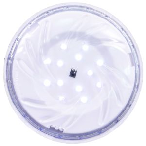 Lámpara LED sumergible flotante piscina mando distancia blanco