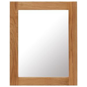 Espejo de madera maciza de roble 40x50 cm
