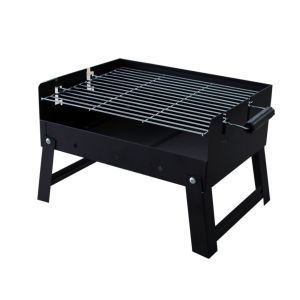 Barbacoa aventure con parrilla de alambre cromado para carbón