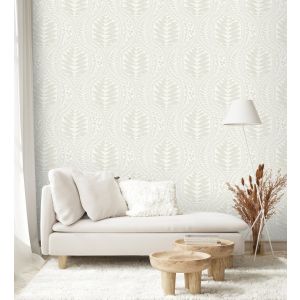 Papel pintado gaulan   de damasco hindú de hojas con 5.23m²