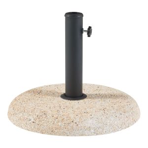 Soporte de sombrilla bitritto circular ø45 x 6 cm hormigón - aspecto grava