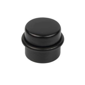 Tope de puerta madera lacada en negro diam. 37mm lote de 30