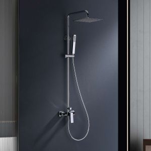 Columna de ducha monomando sky bath cromo serie infinite
