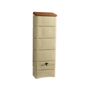 Recolector de agua de pared "bekasi" - 300 l - beige