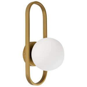 Lámpara de pared vardi metal dorado