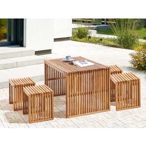 Conjunto de comedor marrón bellano