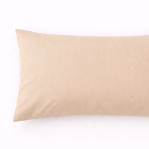 Funda almohada beige 105cm - 100% algodón - donegal collections