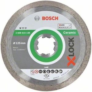 Discos de corte diamantados x-lock estándar para cerámica - bosch - 2608615
