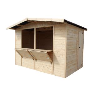 Caseta de madera panelada gardiun laia kiosco - 8,84 m² 336x263x232 cm con