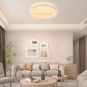 Nettlife plafon  de techo LED moderna plafon  redonda de  de 44 w 40 cm