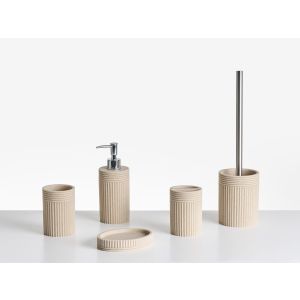 Conjunto de 5 accesorios de baño chancay beige claro