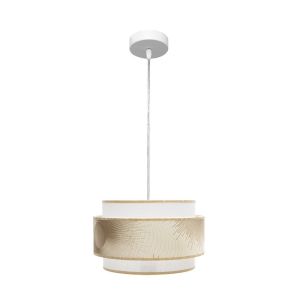 Lampara de techo nepal blanco  30cm