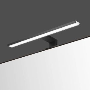 Kibath aplique LED gue 12w de 45 cm acabado negro mate 6000 k de aluminio