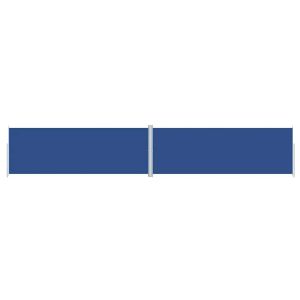 vidaXL toldo lateral retráctil azul 220x1200 cm