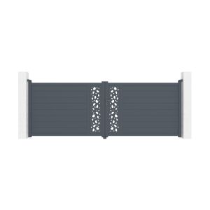 Pack puerta batiente automática sunny 4m a.140cm + motor brazo b500
