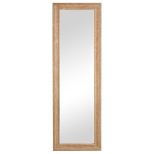 Espejo de pared madera de pino, vidrio, mdf color madera 163x53.5x2.5 cm