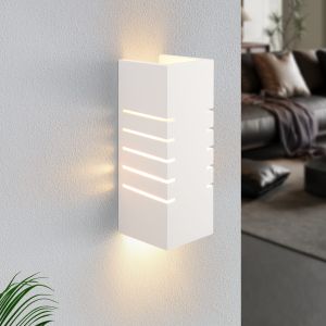 Nettlife aplique pared e14 blanco 24.5x9.5