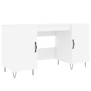 vidaXL escritorio madera de ingeniería blanco 140x50x75 cm