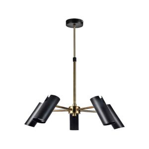 Marrakech chandelier 5xgu10 metal black