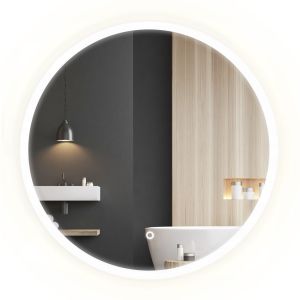 Rea espejo LED ffj 90 grey 90cm, 2x90x90 cm