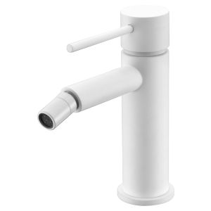 Imex - grifo monomando bidé blanco serie milos stick