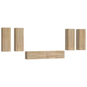 Conjunto de muebles de 6 piezas que incluye armario