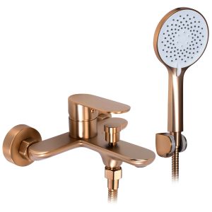 Rea grifo de bañera drop brush copper, 19x15x10 cm