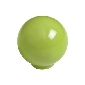 Tirador bola abs 24mm verde pistacho brillante lote de 75