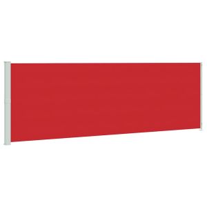 vidaXL toldo lateral retráctil de jardín rojo 200x600 cm