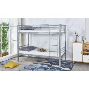 Litera singular as110  estructura metalica reforzado color gris
