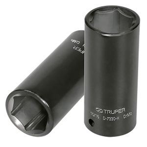 Llave vaso de impacto larga, cuadro 1/2" - 20 mm