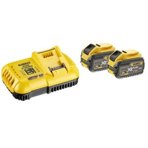 Pack de 2 baterías xr flexvolt 18v/54v 9ah/3ah + cargador rápido - Dewalt -