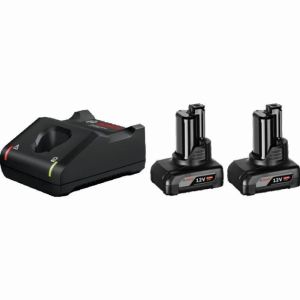 Pack de 2 baterías gba 12v 6ah - Bosch - con cargador gal12v-40 - 600a01b20