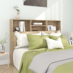 Cabecero de cama roble sonoma 140x19x103,5 cm