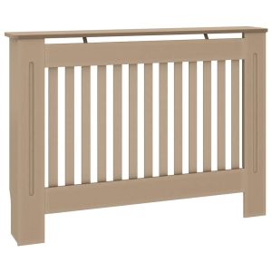 vidaXL cubierta para radiador madera de ingeniería 112x19x81,5cm