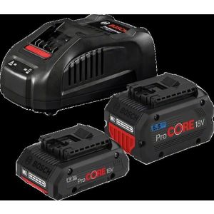 Pack de batería Bosch 1 batería procore 18v 4.0 ah + 1 batería procore 5.5
