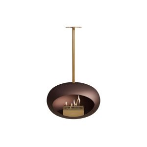 Chimenea de bioetanol suspendida sky mocca 4