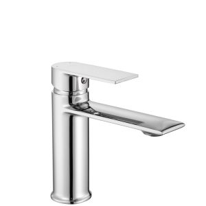 Rea grifo de baño veneta chrome low, 17x4,2x16,2 cm